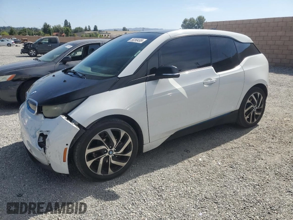 2017 BMW i3 with VIN WBY1Z8C30HV891273, listed as a Copart auction lot 58268495 with 136,735 mi miles and Salvage title. Bid and sale history available at DreamBid. Image 1.
