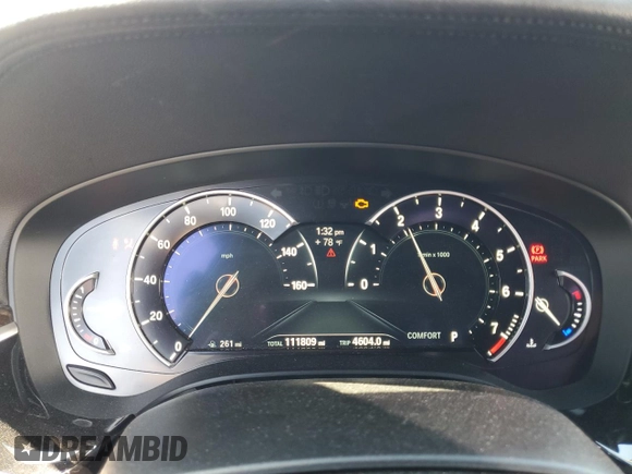 2018 BMW 5 Series 530i with VIN WBAJA5C59JWA35964, listed as a Copart auction lot 49891975 with 111,809 mi miles and Salvage Title. Bid and sale history available at DreamBid. Image 9.