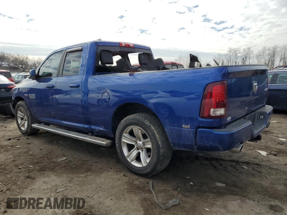 2015 Ram 1500 Sport z VIN 1C6RR7HT5FS652668, wystawiony jako Copart lot #46020945 z przebiegiem 132 357 mil mil oraz Szkoda całkowita • Salvage title. Historia ofert i sprzedaży dostępna na DreamBid. Obrazek 2.