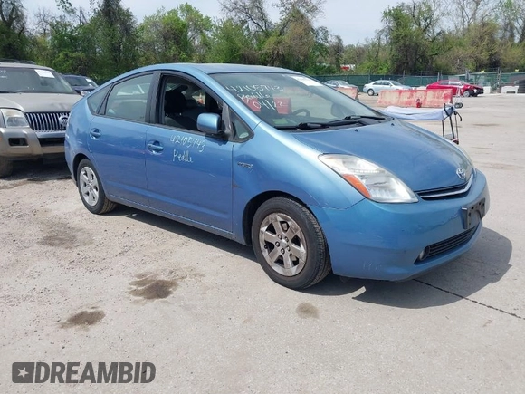 2009 Toyota Prius with VIN JTDKB20U397838867, listed as a IAAI auction lot 42105743 with 184,529 mi miles. Bid and sale history available at carsss.com. Image 1.