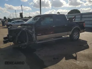 2012 Ford F-150 XL with VIN 1FTFW1ET4CFA81653, listed as a Copart auction lot 44022195 with 0 mi miles and Salvage Title. Bid and sale history available at carsss.com. Image 1.