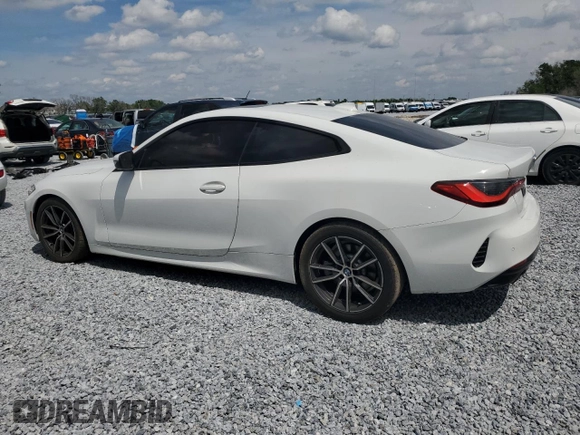 2021 BMW 4 Series 430i with VIN WBA53AP02MCF42908, listed as a Copart auction lot 50691305 with 48,114 mi miles and Clean Title. Bid and sale history available at DreamBid. Image 2.