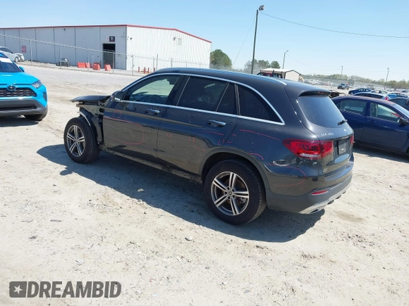 2020 Mercedes-Benz GLC 300 with VIN WDC0G8DB1LF721865, listed as a IAAI auction lot 41886603 with 79,200 mi miles and . Bid and sale history available at DreamBid. Image 3.