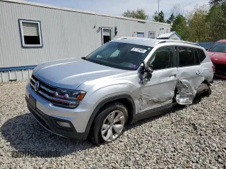 2018 Volkswagen Atlas SE with VIN 1V2LR2CA8JC551407, listed as a Copart auction lot 57119405 with 81,727 mi miles and Salvage title. Bid and sale history available at DreamBid. Image 1.