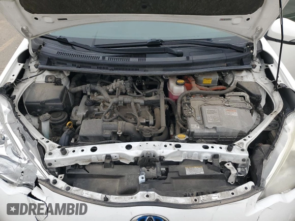 2012 Toyota Prius c One with VIN JTDKDTB34C1026797, listed as a Copart auction lot 52988655 with 155,452 mi miles and Salvage Title. Bid and sale history available at carsss.com. Image 13.