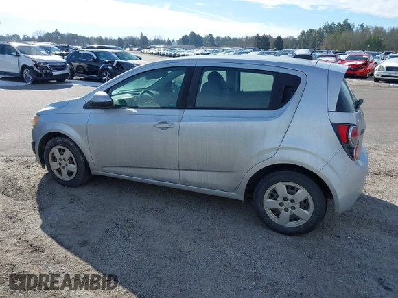 2015 Chevrolet Sonic LS with VIN 1G1JA6SH9F4128237, listed as a IAAI auction lot 41383896 with 215,524 mi miles and . Bid and sale history available at DreamBid. Image 3.