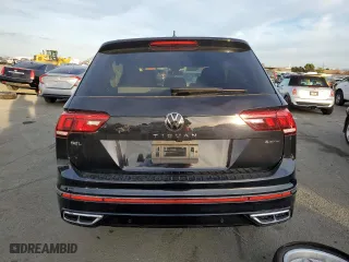 2024 Volkswagen Tiguan SEL R-Line with VIN 3VV4B7AX9RM069345, listed as a Copart auction lot 81193614 with 5,484 mi miles and Salvage Title. Bid and sale history available at carsss.com. Image 6.