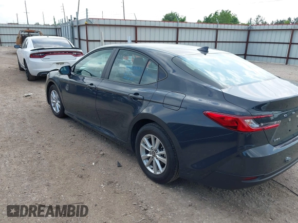 2025 Toyota Camry LE with VIN 4T1DAACK5SU522373, listed as a IAAI auction lot 42094179 with 6,264 mi miles and . Bid and sale history available at DreamBid. Image 3.