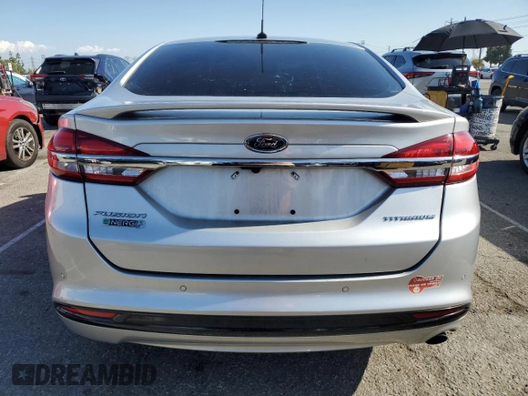 2017 Ford Fusion Titanium with VIN 3FA6P0SU0HR350946, listed as a Copart auction lot 54957885 with Not Provided miles and Clean Title. Bid and sale history available at DreamBid. Image 6.
