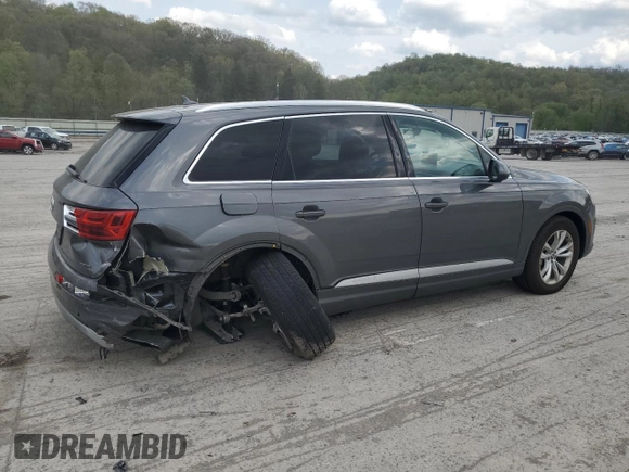 2019 Audi Q7 Premium Plus with VIN WA1LHAF73KD033550, listed as a Copart auction lot 54977045 with 51,044 mi miles and Salvage title. Bid and sale history available at DreamBid. Image 3.