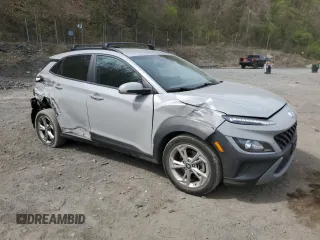 2022 Hyundai Kona SEL with VIN KM8K6CAB0NU819594, listed as a Copart auction lot 54339375 with 21,457 mi miles and Salvage Title. Bid and sale history available at DreamBid. Image 4.
