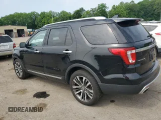 2016 Ford Explorer Platinum z VIN 1FM5K8HT7GGB81771, wystawiony jako Copart lot #59723825 z przebiegiem 117 934 mil mil oraz Szkoda całkowita • Salvage title. Historia ofert i sprzedaży dostępna na DreamBid. Obrazek 2.