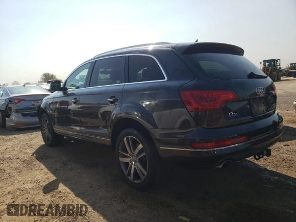 2013 Audi Q7 Premium Plus with VIN WA1LMAFE8DD011475, listed as a Copart auction lot 64720144 with 125,632 mi miles and Salvage title. Bid and sale history available at DreamBid. Image 2.