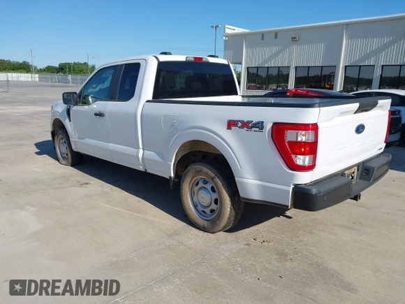 2022 Ford F-150 XL with VIN 1FTFX1E8XNKE11055, listed as a IAAI auction lot 42168201 with 50,640 mi miles and . Bid and sale history available at DreamBid. Image 3.