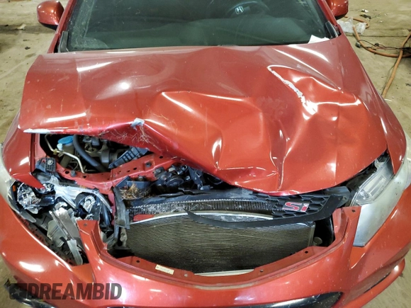 2013 Honda Civic Si with VIN 2HGFG4A59DH706684, listed as a Copart auction lot 61300645 with 129,824 mi miles and Salvage title. Bid and sale history available at DreamBid. Image 11.