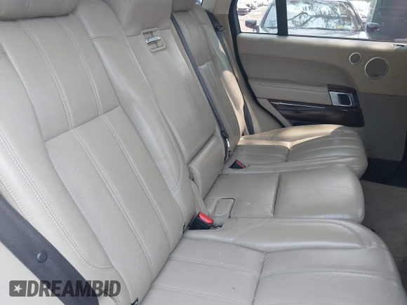 2015 Land Rover Range Rover Supercharged with VIN SALGS2TF3FA218272, listed as a IAAI auction lot 42463876 with 102,037 mi miles and . Bid and sale history available at DreamBid. Image 8.