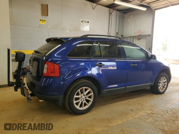 2013 Ford Edge SE with VIN 2FMDK3GC2DBE30612, listed as a Copart auction lot 47694065 with 188,745 mi miles and Clean title. Bid and sale history available at DreamBid. Image 3.