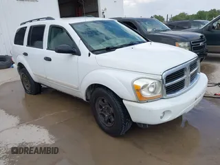 2005 Dodge Durango SLT with VIN 1D4HD48N45F501608, listed as a IAAI auction lot 42107622 with 221,561 mi miles and . Bid and sale history available at DreamBid. Image 1.