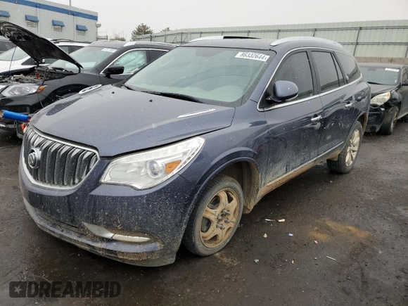 2013 Buick Enclave Premium with VIN 5GAKRDKD0DJ124020, listed as a Copart auction lot 86332644 with 150,290 mi miles and Salvage Title. Bid and sale history available at DreamBid. Image 1.
