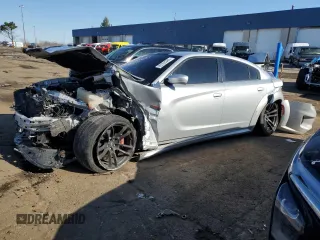 2021 Dodge Charger Scat Pack Widebody with VIN 2C3CDXGJ2MH669854, listed as a Copart auction lot 49163385 with 0 mi miles and Clean Title. Bid and sale history available at carsss.com. Image 1.