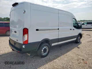 2023 Ford Transit Cargo with VIN 1FTBW9C89PKB88609, listed as a Copart auction lot 63399805 with 25,083 mi miles and Salvage title. Bid and sale history available at DreamBid. Image 3.