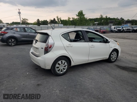2012 Toyota Prius One z VIN JTDKDTB3XC1509615, wystawiony jako Copart lot #59868725 z przebiegiem Nie podano mil oraz Szkoda całkowita • Salvage title. Historia ofert i sprzedaży dostępna na DreamBid. Obrazek 3.