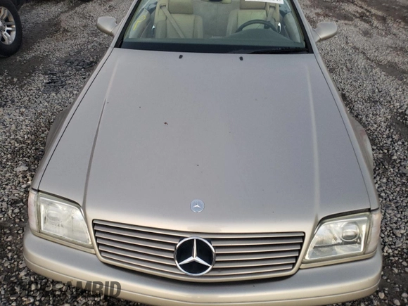 1999 Mercedes-Benz SL-Class with VIN WDBFA68F8XF178084, listed as a Copart auction lot 82295024 with 123,008 mi miles and Salvage Title. Bid and sale history available at carsss.com. Image 11.