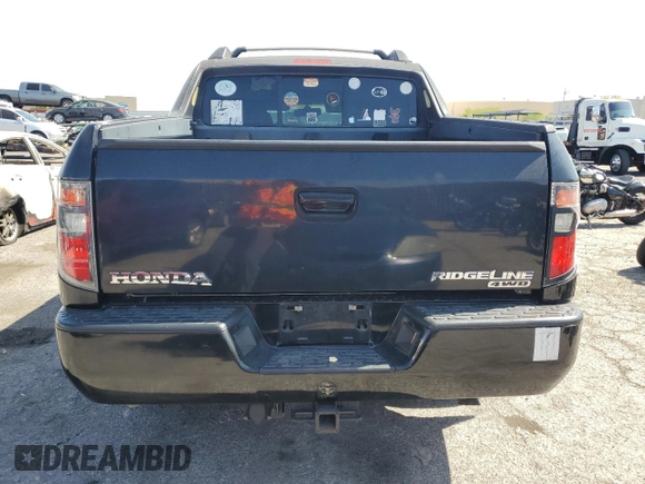 2006 Honda Ridgeline RTL z VIN 2HJYK16586H545773, wystawiony jako Copart lot #58658325 z przebiegiem 166 355 mil mil oraz Czysty tytuł • Clean title. Historia ofert i sprzedaży dostępna na DreamBid. Obrazek 6.