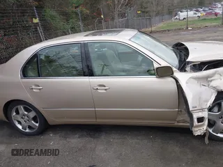 2005 Lexus LS 430 with VIN JTHBN36F255015647, listed as a IAAI auction lot 41863620 with 104,817 mi miles and . Bid and sale history available at DreamBid. Image 13.