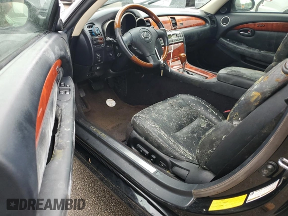 2005 Lexus SC with VIN JTHFN48YX50064985, listed as a Copart auction lot 74622474 with Not Provided miles and Non Repairable. Bid and sale history available at carsss.com. Image 8.