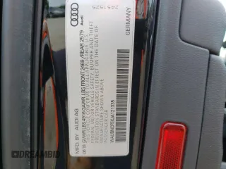 2018 Audi A5 Sportback Premium Plus with VIN WAUBNCF5XJA121335, listed as a Copart auction lot 59156722 with 64,980 mi miles. Bid and sale history available at carsss.com. Image 10.