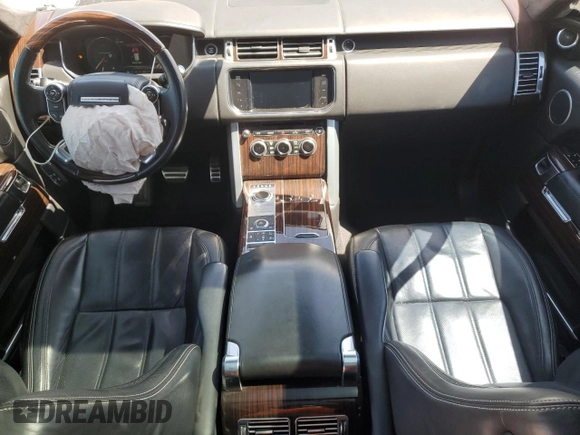 2015 Land Rover Range Rover Autobiography с VIN SALGV2TF0FA219001, выставлен на аукционе Copart как лот 52343795 с пробегом 97 333 миль миль и Списание • Salvage title. История ставок и продаж доступна на DreamBid. Изображение 8.