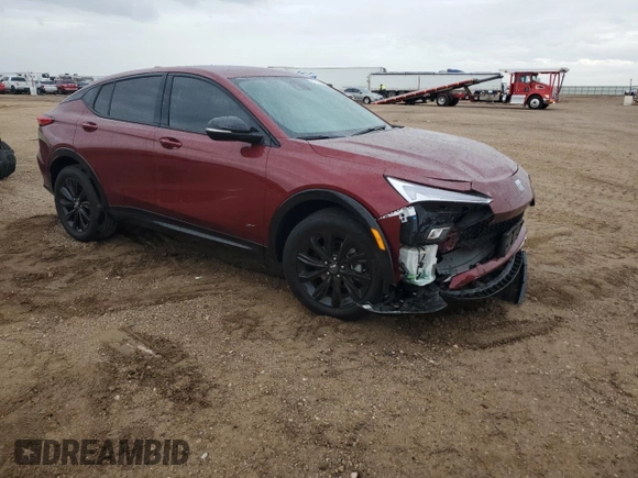 2025 Buick Envista Sport Touring with VIN KL47LBEP1SB030830, listed as a Copart auction lot 51775535 with 7,182 mi miles and Salvage Title. Bid and sale history available at DreamBid. Image 4.
