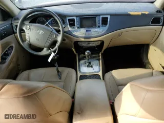 2010 Hyundai Genesis with VIN KMHGC4DE9AU076860, listed as a Copart auction lot 47982415 with 277,505 mi miles and Salvage Title. Bid and sale history available at carsss.com. Image 8.