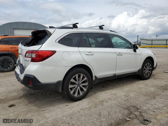 2018 Subaru Outback Touring with VIN 4S4BSATC0J3317674, listed as a Copart auction lot 57211034 with 98,632 mi miles and Salvage Title. Bid and sale history available at carsss.com. Image 3.