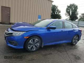 2017 Honda Civic EX-L with VIN 19XFC1F71HE004265, listed as a Copart auction lot 58888865 with 89,359 mi miles and Salvage title. Bid and sale history available at DreamBid. Image 1.