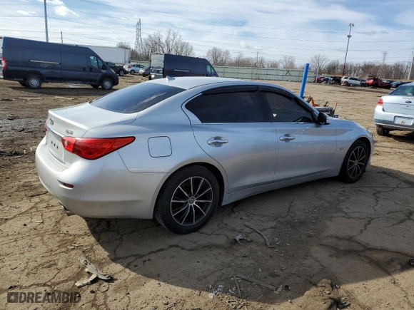 2017 Infiniti Q50 3.0t Premium with VIN JN1EV7AR3HM833778, listed as a Copart auction lot 50554175 with 92,356 mi miles and Clean Title. Bid and sale history available at carsss.com. Image 3.