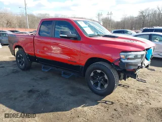 2019 Ram 1500 Rebel with VIN 1C6SRFET5KN753654, listed as a IAAI auction lot 41421884 with 90,255 mi miles. Bid and sale history available at carsss.com. Image 1.