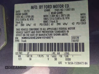 2022 Ford Transit Connect XL with VIN NM0GS9E26N1516871, listed as a IAAI auction lot 42600322 with 130,101 mi miles and . Bid and sale history available at DreamBid. Image 9.