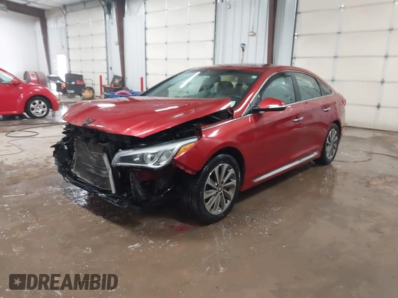 2017 Hyundai Sonata Sport with VIN 5NPE34AF7HH513901, listed as a IAAI auction lot 41556687 with 108,696 mi miles and . Bid and sale history available at DreamBid. Image 2.