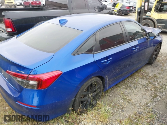 2022 Honda Civic Sport with VIN 2HGFE2F55NH562202, listed as a IAAI auction lot 41781779 with 52,056 mi miles. Bid and sale history available at carsss.com. Image 4.