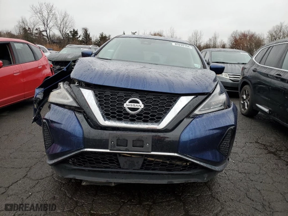 2022 Nissan Murano S with VIN 5N1AZ2AS9NC108754, listed as a Copart auction lot 83226194 with 53,940 mi miles and Salvage Title. Bid and sale history available at carsss.com. Image 5.