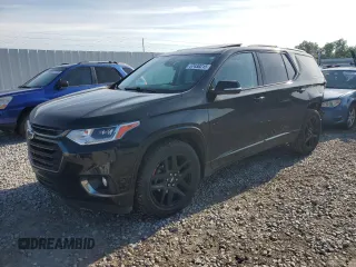 2020 Chevrolet Traverse Premier with VIN 1GNEVKKW2LJ200632, listed as a Copart auction lot 57430215 with 84,676 mi miles and Salvage title. Bid and sale history available at DreamBid. Image 1.