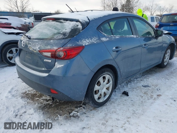 2015 Mazda 3 i Sport with VIN 3MZBM1K71FM194182, listed as a IAAI auction lot 41551711 with 134,760 mi miles and . Bid and sale history available at DreamBid. Image 4.