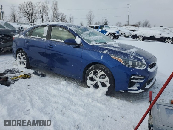 2019 Kia Forte LXS with VIN 3KPF24AD0KE132845, listed as a Copart auction lot 84255344 with 60,484 mi miles and Salvage title. Bid and sale history available at DreamBid. Image 4.