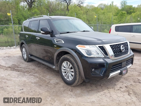 2018 Nissan Armada Platinum z VIN JN8AY2ND4J9055315, wystawiony jako IAAI lot #42248411 z przebiegiem 136 935 mil mil oraz . Historia ofert i sprzedaży dostępna na DreamBid. Obrazek 1.