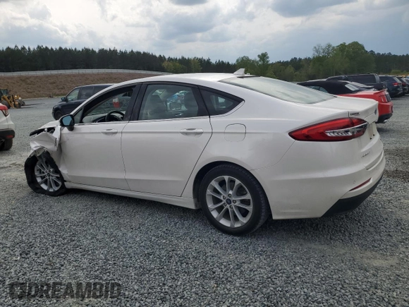 2020 Ford Fusion Hybrid SE with VIN 3FA6P0LUXLR184992, listed as a Copart auction lot 52674565 with 59,742 mi miles and Salvage Title. Bid and sale history available at carsss.com. Image 2.