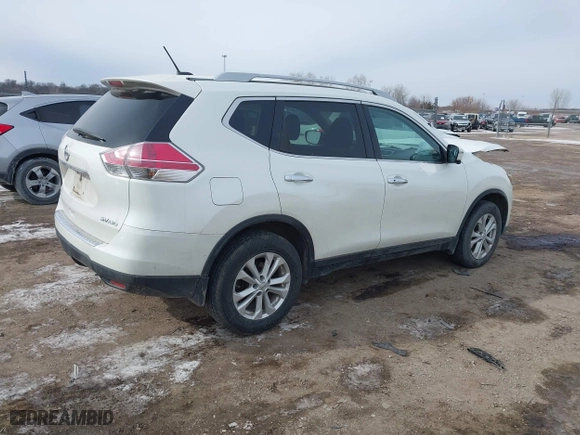 2016 Nissan Rogue S with VIN 5N1AT2MV4GC917962, listed as a IAAI auction lot 41606001 with 161,691 mi miles. Bid and sale history available at carsss.com. Image 4.