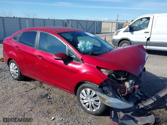2013 Ford Fiesta SE with VIN 3FADP4BJ2DM214653, listed as a IAAI auction lot 41714486 with 127,906 mi miles. Bid and sale history available at carsss.com. Image 1.