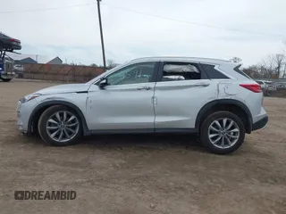 2019 Infiniti QX50 Essential with VIN 3PCAJ5M37KF143597, listed as a IAAI auction lot 41827890 with 39,975 mi miles and . Bid and sale history available at DreamBid. Image 14.
